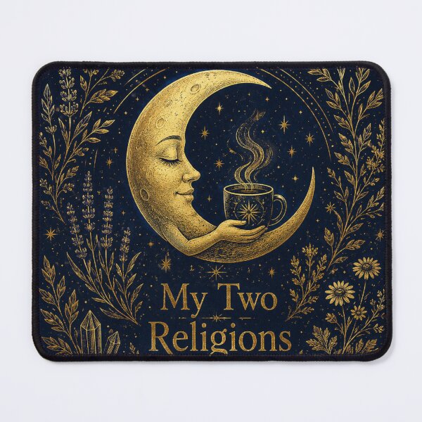 Item preview, Runs on Caffeine and Moonlight — Witchy Coffee Gift Sticker. designed and sold by irfanshikh.