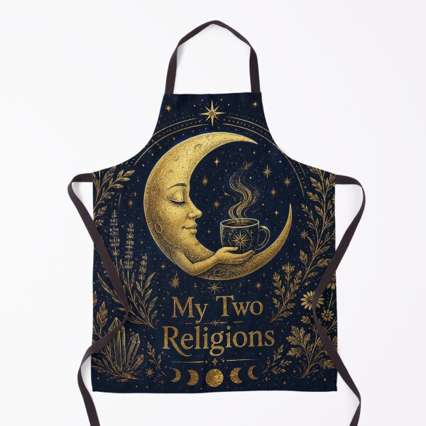 Item preview, Runs on Caffeine and Moonlight — Witchy Coffee Gift Sticker. designed and sold by irfanshikh.