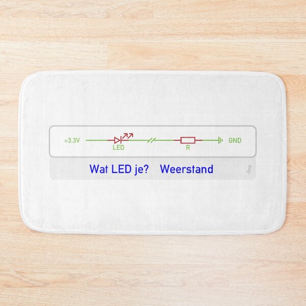 Item preview, Wat LED je? Weerstand - Technische woordgrap designed and sold by TotalKejas.