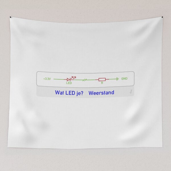 Item preview, Wat LED je? Weerstand - Technische woordgrap designed and sold by TotalKejas.