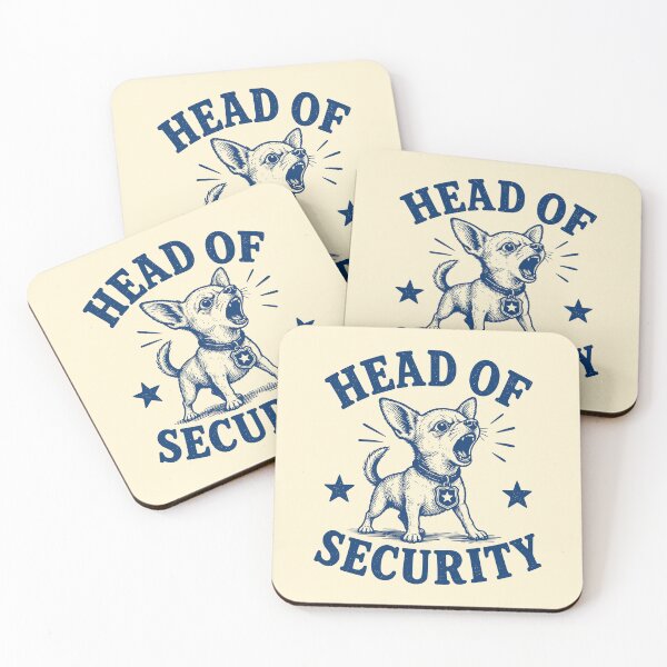 Item preview,  Funny Vintage Dog Head of Security designed and sold by 89shirts.