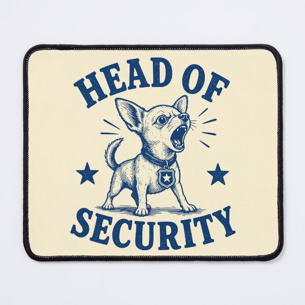Item preview,  Funny Vintage Dog Head of Security designed and sold by 89shirts.