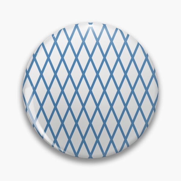 Item preview, White And Steel Blue Lattice Pattern designed and sold by pattern-archive.