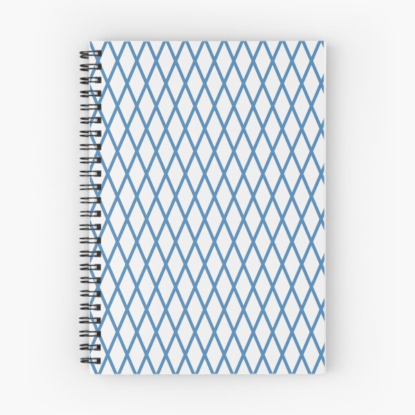 Item preview, White And Steel Blue Lattice Pattern designed and sold by pattern-archive.