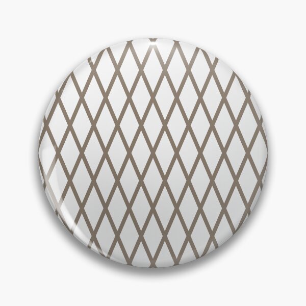 Item preview, White And Taupe Lattice Pattern designed and sold by pattern-archive.