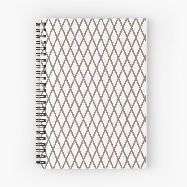 Item preview, White And Taupe Lattice Pattern designed and sold by pattern-archive.