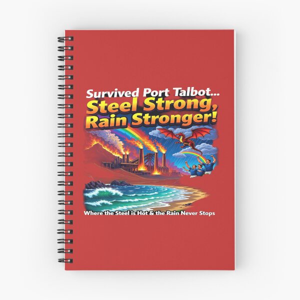 Item preview, Survived Port Talbot Steel Strong Rain Stronger Shirt | Funny Wales Steelworks Graphic Tee | Welsh Dragon Coastal Town Souvenir Gift designed and sold by Sushikidsntod.