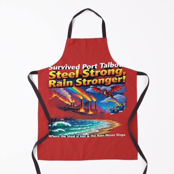 Item preview, Survived Port Talbot Steel Strong Rain Stronger Shirt | Funny Wales Steelworks Graphic Tee | Welsh Dragon Coastal Town Souvenir Gift designed and sold by Sushikidsntod.