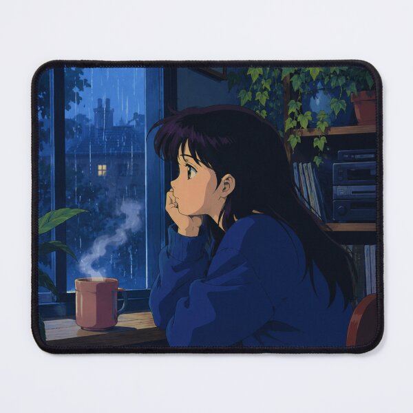 Item preview, Rainy Window Glow - Lofi Aesthetic designed and sold by bapupa.