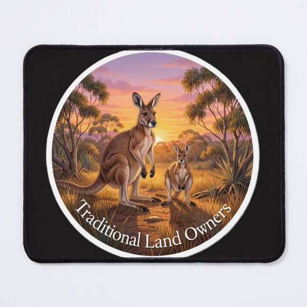 Item preview, Kangaroos Traditional Land Owners designed and sold by Kirrindy Designs.
