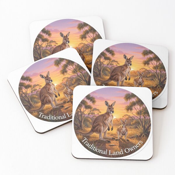 Item preview, Kangaroos Traditional Land Owners designed and sold by Kirrindy Designs.