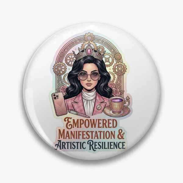 Item preview, Empowered Manifestation Artistic Resilience Sticker designed and sold by Spontane Minds.