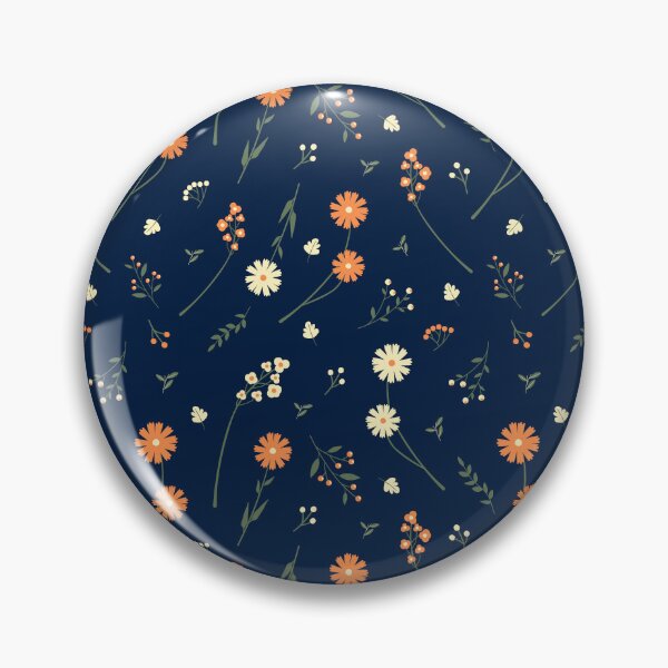 Item preview, Flowers and blue designed and sold by PatternCreativa.