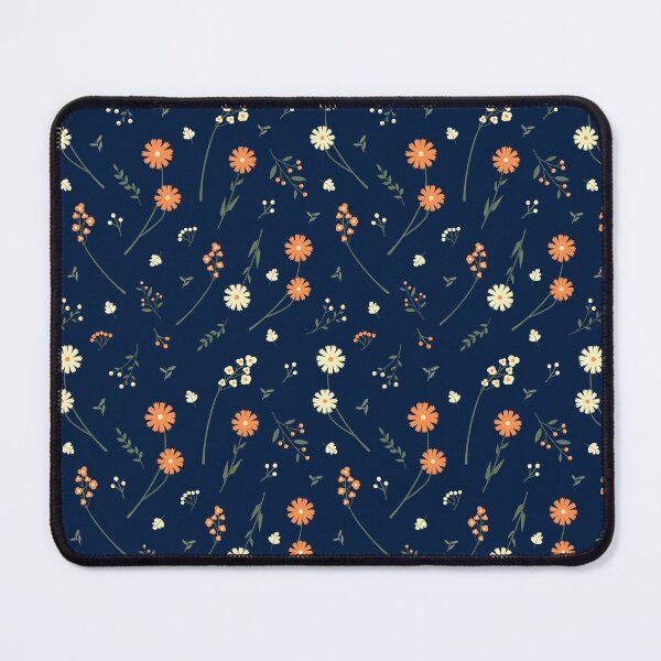 Item preview, Flowers and blue designed and sold by PatternCreativa.