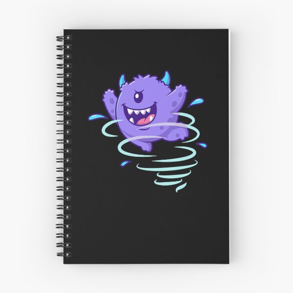 Item preview, Cute Cyclone Purple Monster Cartoon designed and sold by rarebutnocar.