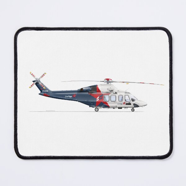 Item preview, AGUSTAWESTLAND AW139 VH-XIW STARFLIGHT 2023  designed and sold by Grubby Fingers Aircraft Illustration.