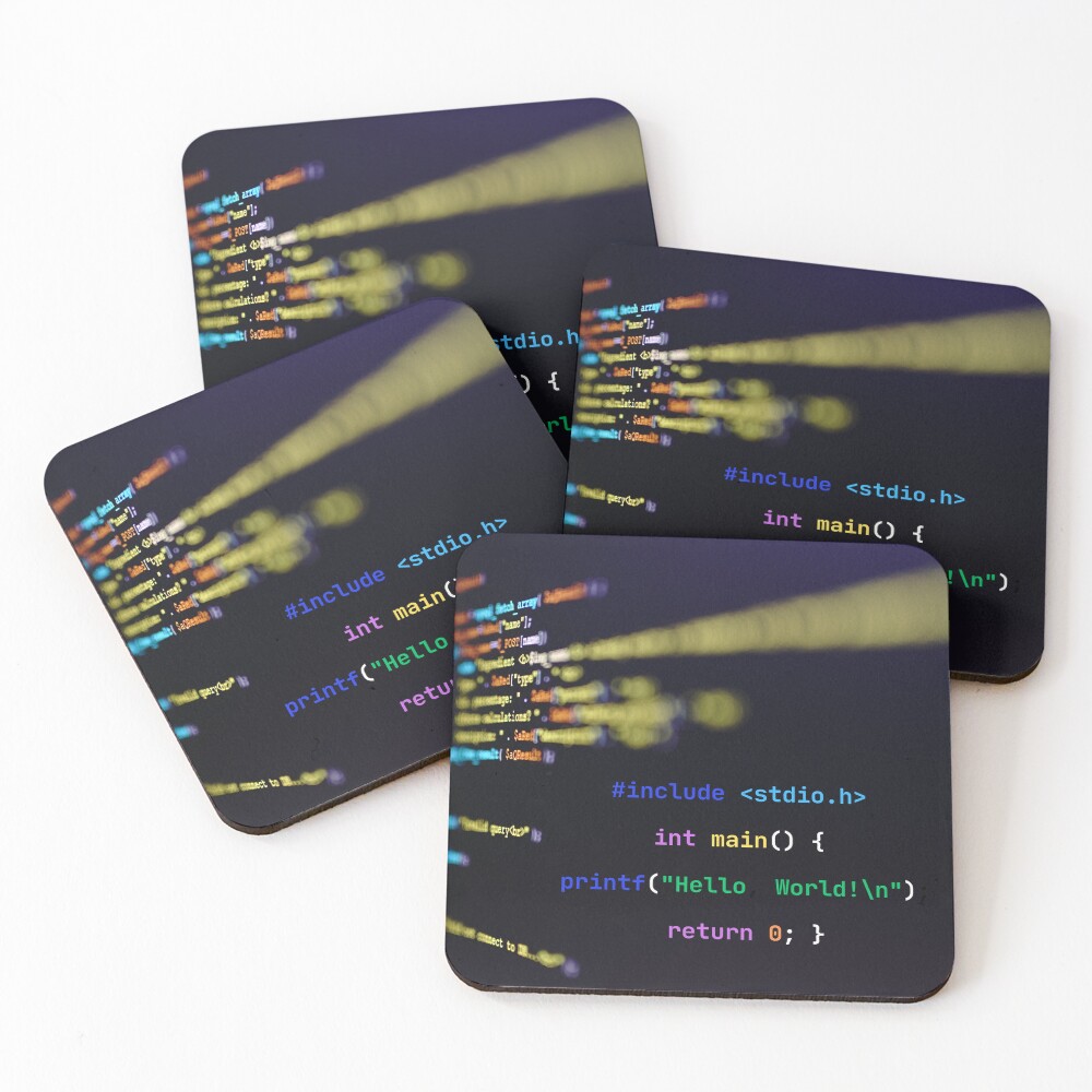 Item preview, Coasters (Set of 4) designed and sold by OKIZSHOP.