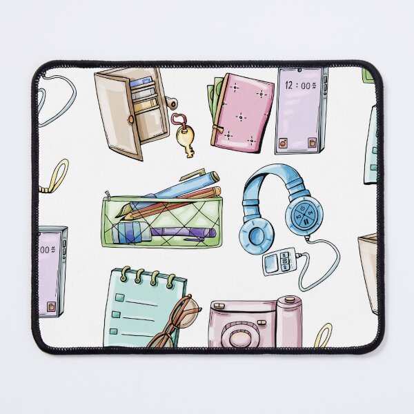Item preview, What's in my bag, cute and useful minimal pastel items designed and sold by aenythin9.