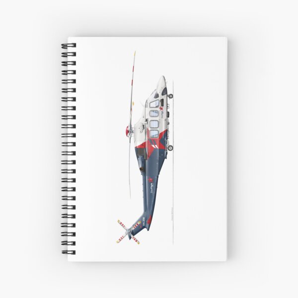 Item preview, AGUSTAWESTLAND AW139 VH-XIW STARFLIGHT 2023  designed and sold by Grubby Fingers Aircraft Illustration.