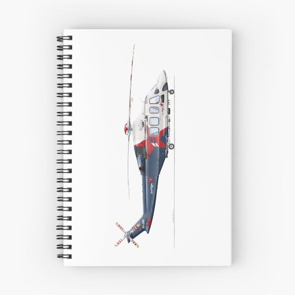 Artikelvorschau, AGUSTAWESTLAND AW139 VH-XIW STARFLIGHT 2023 entworfen und verkauft von Grubby Fingers Aircraft Illustration.