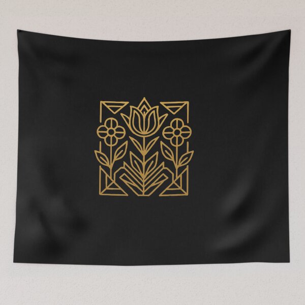Item preview, art deco Flowers, Freedom and the Art of Life  designed and sold by ELdante.