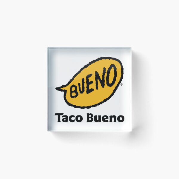 Item preview, Taco Bueno Vintage Yellow Speech Bubble Logo designed and sold by rarebutnocar.