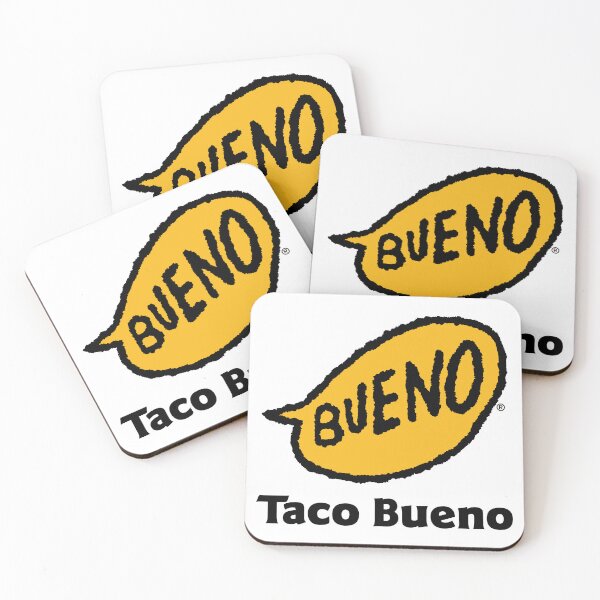 Item preview, Taco Bueno Vintage Yellow Speech Bubble Logo designed and sold by rarebutnocar.