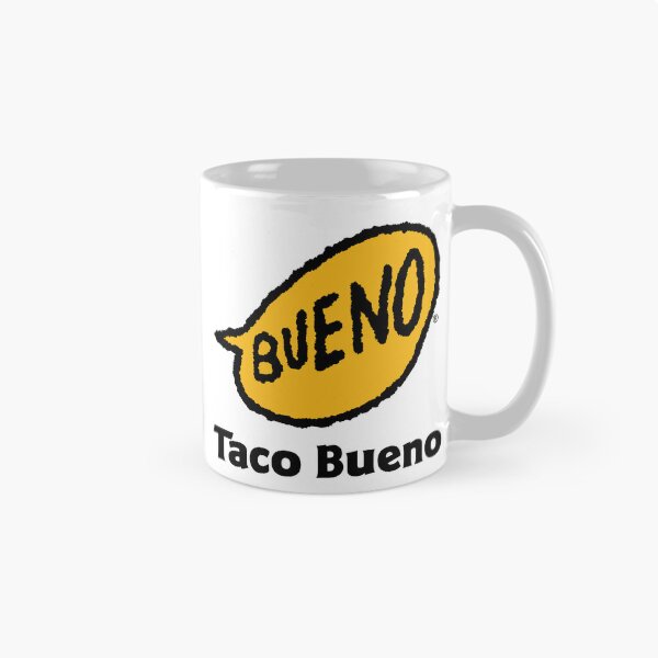 Item preview, Taco Bueno Vintage Yellow Speech Bubble Logo designed and sold by rarebutnocar.