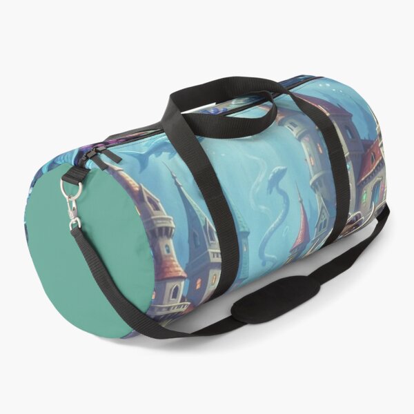 Item preview, Majestic underwater warrior in a vibrant, surreal fantasy world full of color and magic designed and sold by FotoworldEdel.