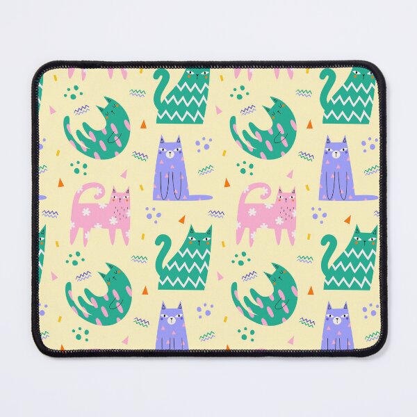 Item preview, Cats and geometri designed and sold by PatternCreativa.