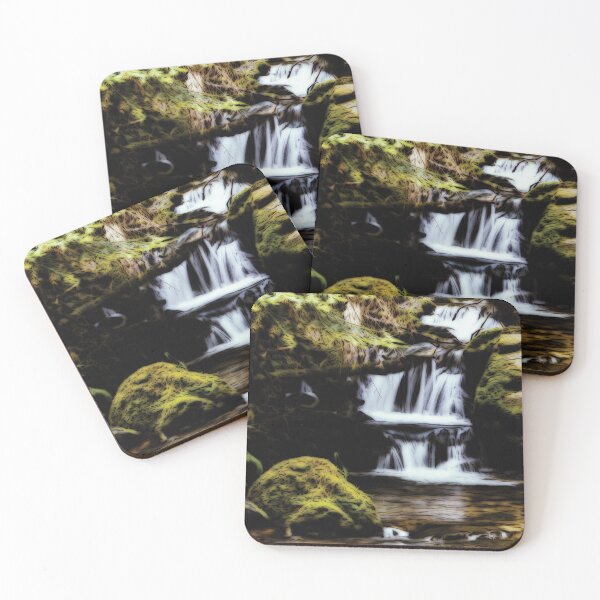 Item preview, Waterfall Painting designed and sold by MisosMarket.