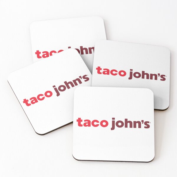 Item preview, Taco John's Red and Maroon Minimalist Logo designed and sold by rarebutnocar.