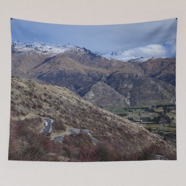 Item preview, View of Crown Range Rd. N.Z designed and sold by photosbymia.