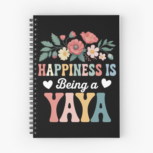 Item preview, Happiness is Being a Yaya Floral Yaya Mother's Day designed and sold by SapfireStuArt.