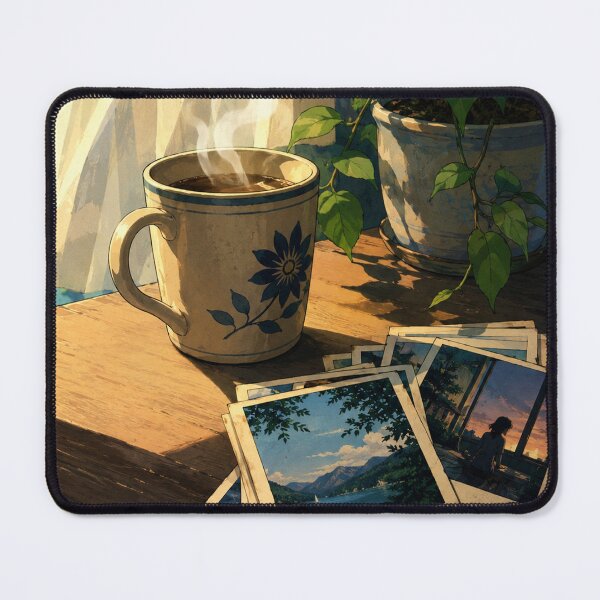 Item preview, Hazy Sunlit Desk - Lofi Ambient Art designed and sold by bapupa.