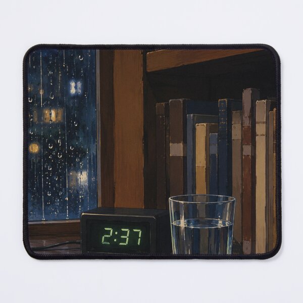Item preview, Rainy Shelf Nook - Lofi Ambient Art designed and sold by bapupa.