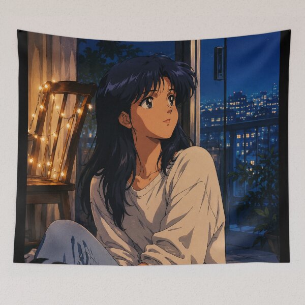 Item preview, Twilight Balcony - Lofi Ambient Art designed and sold by bapupa.