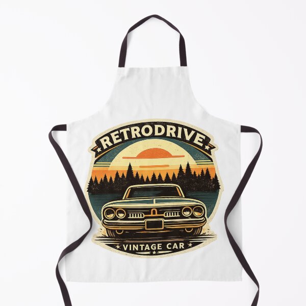 Item preview, Retrodrive Vintage Car Sunset Retro Graphic T-Shirt Design designed and sold by RelateAndTee.