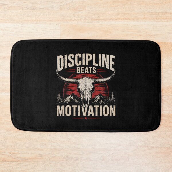 Item preview, Discipline Beats Motivation designed and sold by HumanCreator.