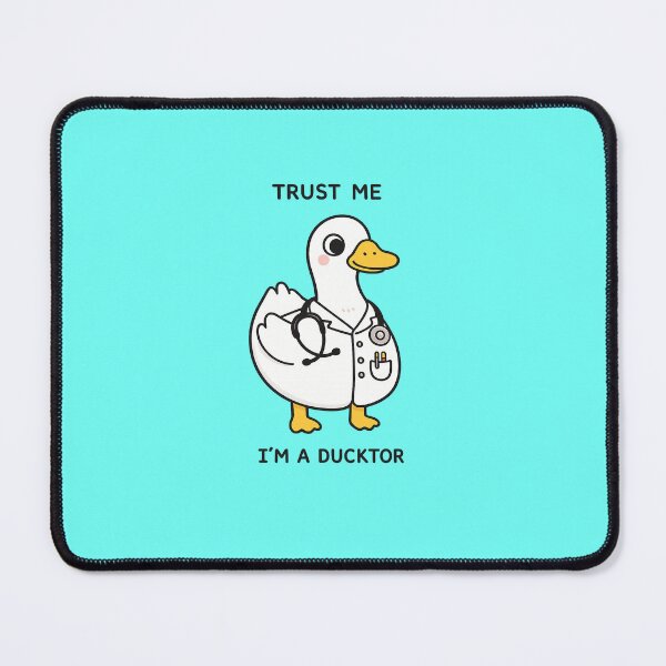 Item preview, Trust Me, I'm a Ducktor – Funny Doctor Duck Cartoon Graphic designed and sold by Mavriboy.