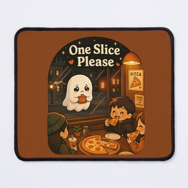 Item preview, Hungry Ghost Pizza Funny Gift USA — Halloween Sticker Hoodie designed and sold by irfanshikh.