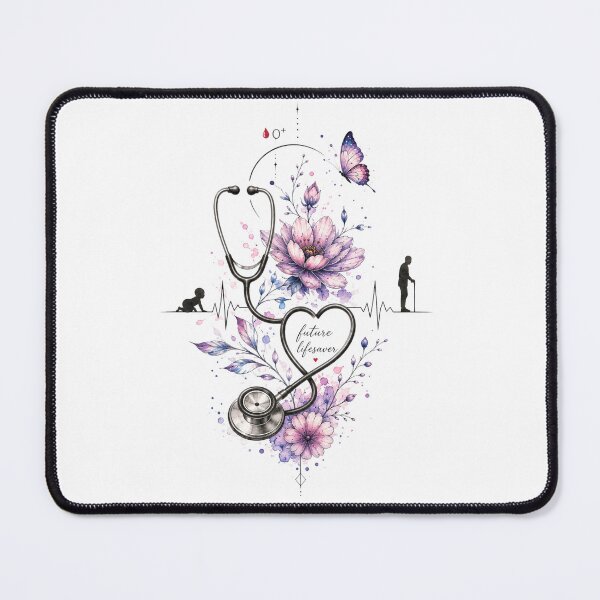Item preview, Future Lifesaver Floral Stethoscope designed and sold by Just4You365.