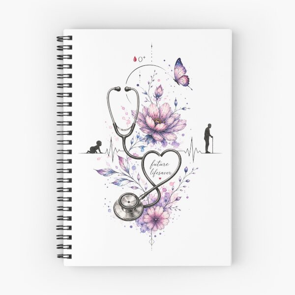 Item preview, Future Lifesaver Floral Stethoscope designed and sold by Just4You365.