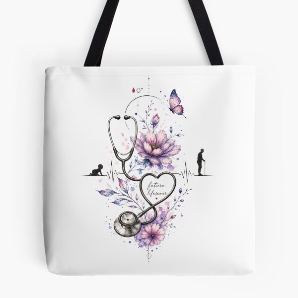 Item preview, Future Lifesaver Floral Stethoscope designed and sold by Just4You365.