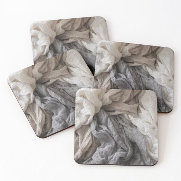 Item preview, Crinkled Voile Textile Abstract Fabric Pattern designed and sold by frumixart.