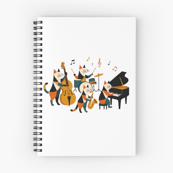 Item preview, Midnight Jazz Cats Ensemble designed and sold by ziblod.