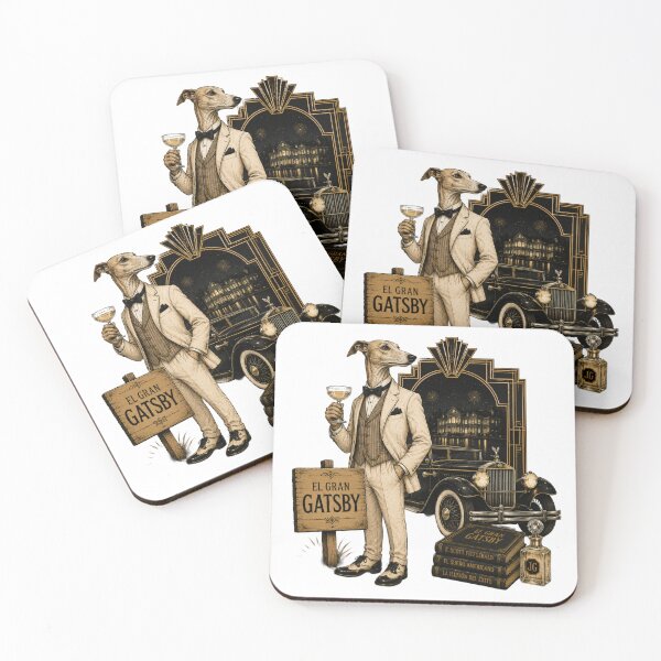 Item preview, The Great Gatsby Dog of Literature and Book designed and sold by Caradestrella.