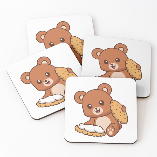 Item preview, Cute Bear holding Smores Biscuit Sandwich designed and sold by rarebutnocar.
