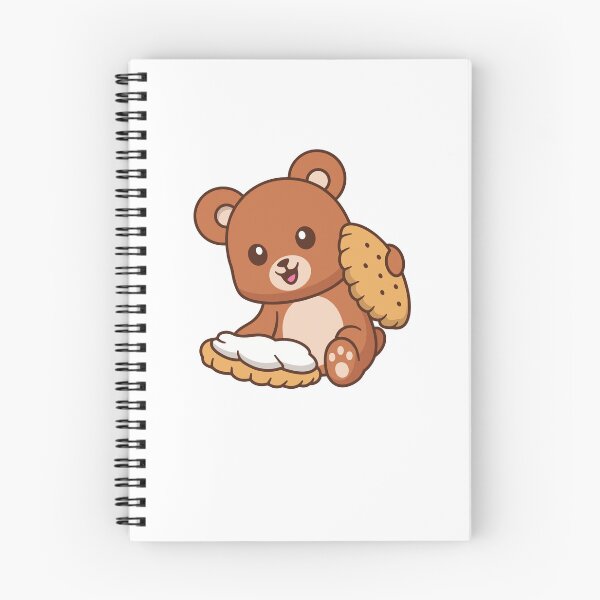 Item preview, Cute Bear holding Smores Biscuit Sandwich designed and sold by rarebutnocar.