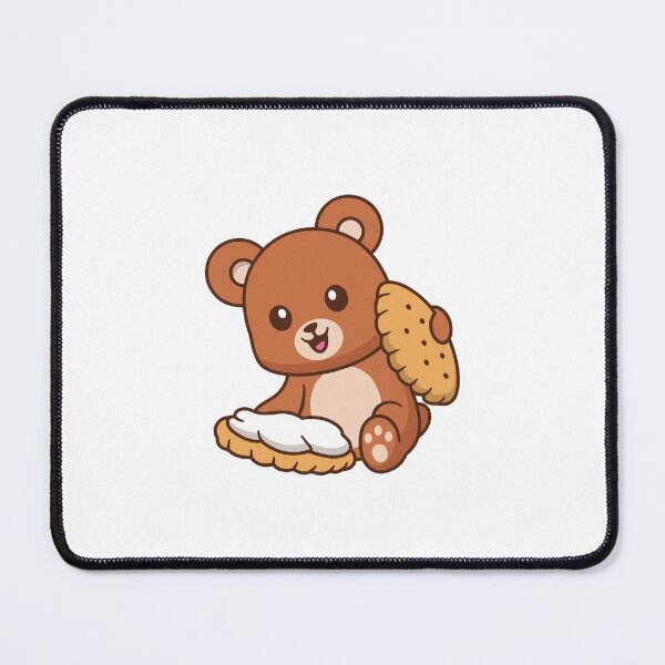 Item preview, Cute Bear holding Smores Biscuit Sandwich designed and sold by rarebutnocar.